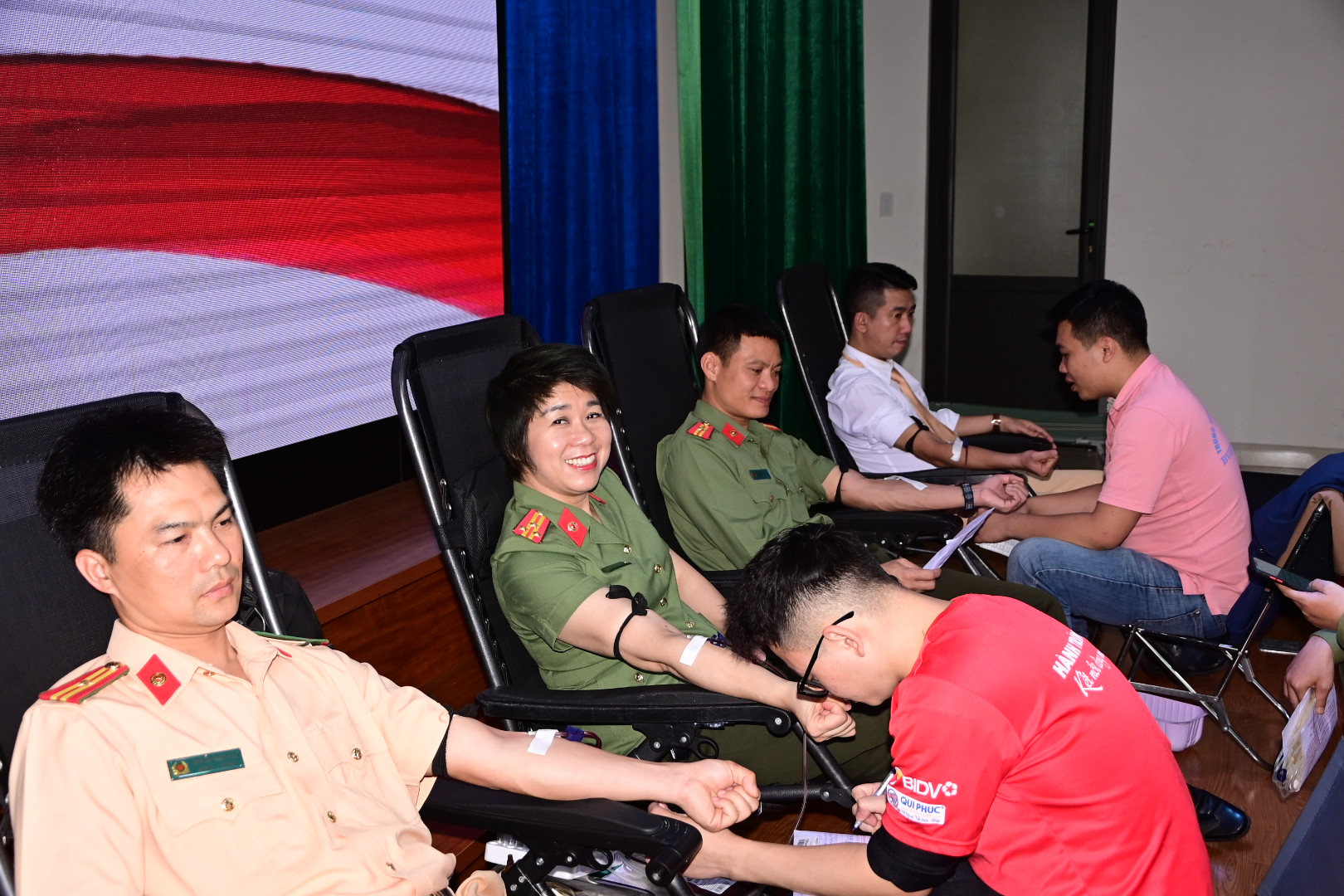 Cán bộ chiến sĩ Công an thành phố hiến 533 đơn vị máu trong 